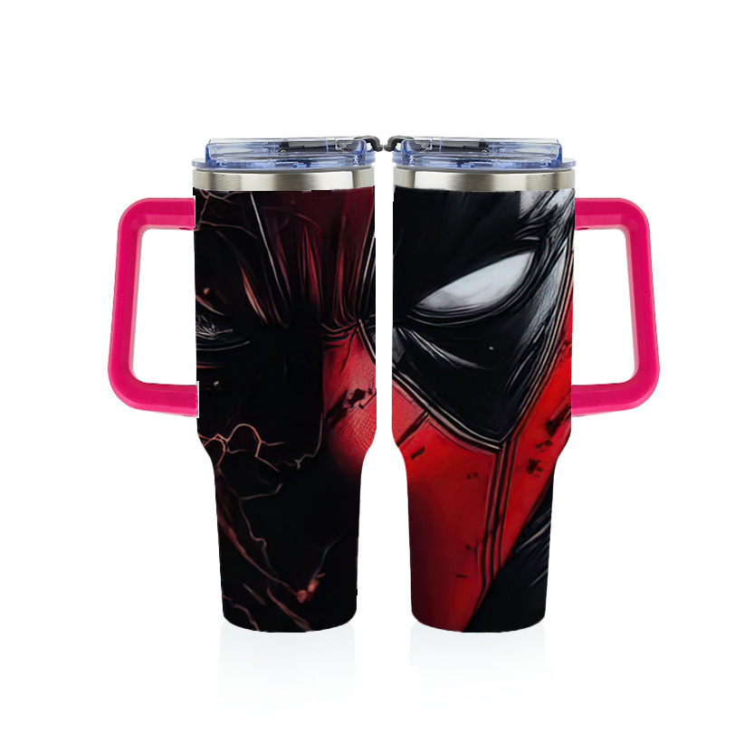 （画像用） Deadpool デッドプール 1200ｍLフルプリント車用タンブラー